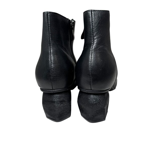 Antelope Ankle Boots Perrin Geometric Heel sz 37 6.5 US Black New Anthropologie - Picture 7 of 9